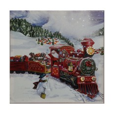 Quadro Decorativo LED Natale 38 x 38 cm    