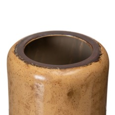 Vaso 18 x 18 x 17,5 cm Ceramica Marrone    