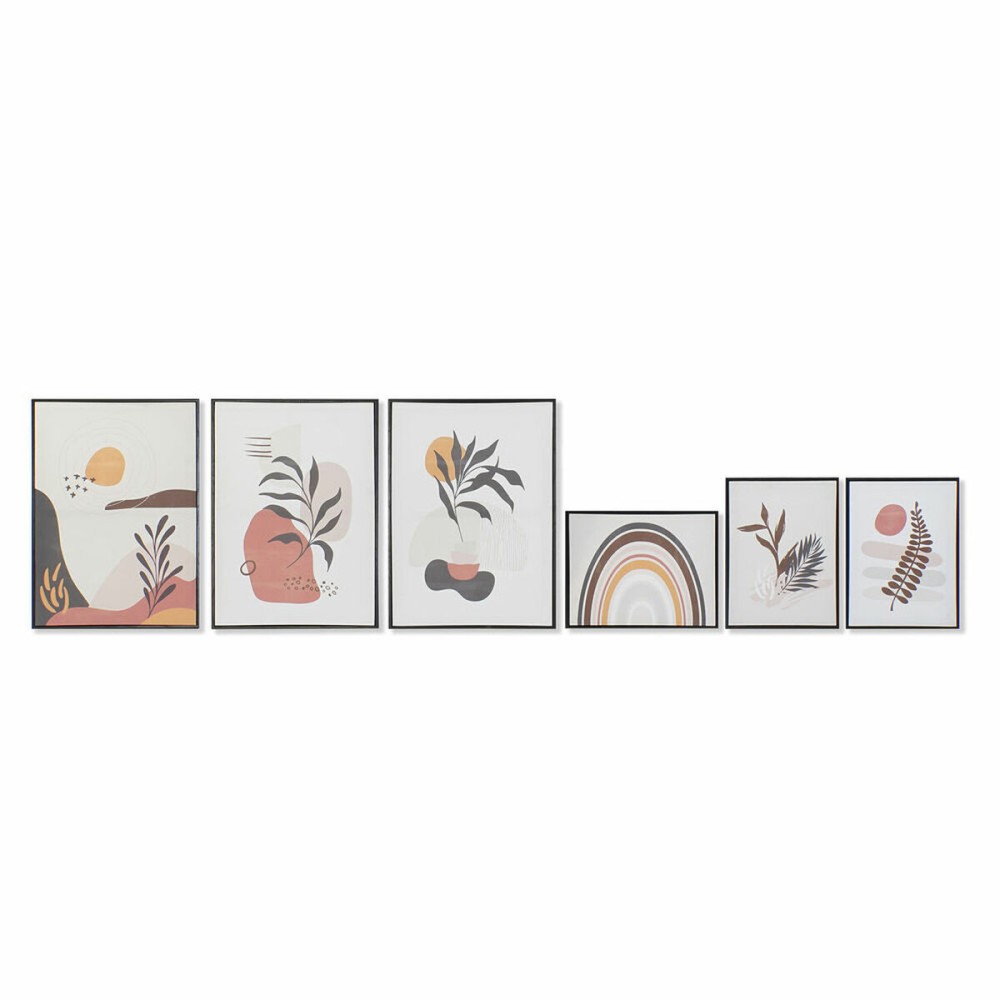 Quadro DKD Home Decor Foglia della pianta (40 x 2,8 x 60 cm)    