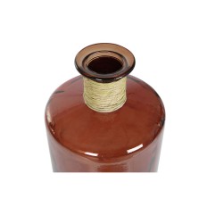 Vaso DKD Home Decor Terracotta Corda Vetro Temperato 25 x 25 x 75 cm    