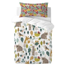 Federa HappyFriday Moshi Moshi Harvestwood Multicolore 50 x 75 cm    