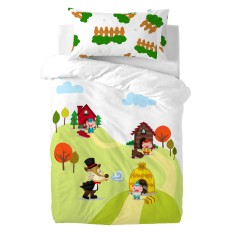 Federa HappyFriday Mr Fox Piggys Multicolore 50 x 75 cm    