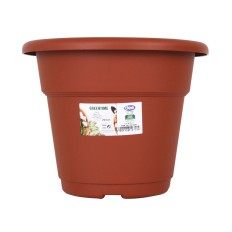 Vaso Dem Greentime Rotonda Marrone ø 22 x 17,5 cm (12 Unità)    