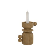 Candelabro Home ESPRIT Marrone Resina Legno 16 x 10 x 18 cm    