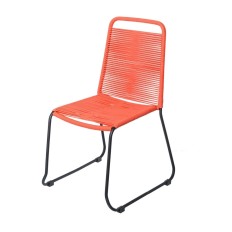 Sedia da giardino Antea 57 x 61 x 90 cm Rosso Corda    