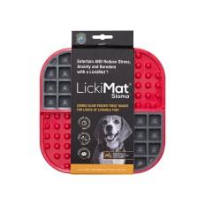 Ciotola per cani Lickimat polipropilene TPR Rosso    