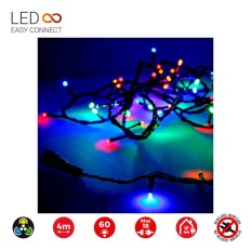 Ghirlanda di Luci LED EDM Easy-Connect Multicolore (4 m)    