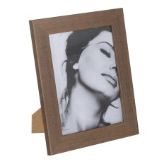 Cornice Portafoto Marrone Legno Cristallo 20 x 1 x 25 cm    