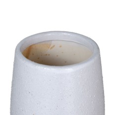 Vaso Bianco Ceramica 12,5 x 12,5 x 18 cm    