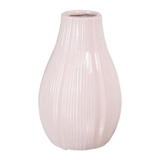 Vaso Rosa Ceramica 12,5 x 12,5 x 20,5 cm    