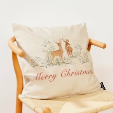 Fodera per cuscino Belum Christmas Deer Multicolore 50 x 50 cm    