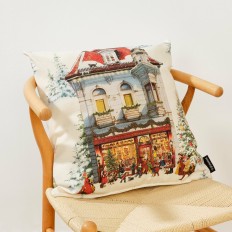 Fodera per cuscino Belum Christmas City Multicolore 50 x 50 cm    