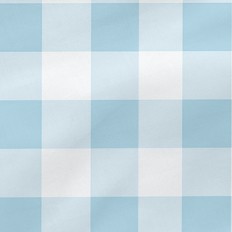 Cuscino HappyFriday Basic Azzurro Stella Vichy 50 x 50 cm    