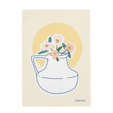 Panno da Cucina HappyFriday Aware Flower Power Multicolore 70 x 50 cm (2 Unità)    