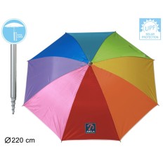 Ombrellone 220 cm UPF 50+ Arcobaleno    