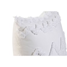 Cuscino Home ESPRIT Bianco 45 x 45 cm    