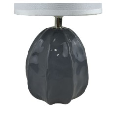 Lampada da tavolo Versa Mery 25 W Grigio Ceramica 14 x 27 x 11 cm    