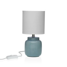 Lampada da tavolo Versa Vesta Azzurro Ceramica 13 x 26 x 10 cm    