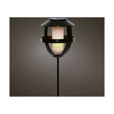 Luce solare Lumineo 898216 Effetto fiamma Torcia Nero Ferro 63 cm    