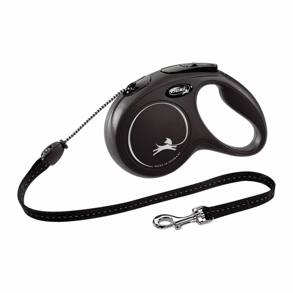 Guinzaglio per Cani Flexi New CLASSIC Nero    