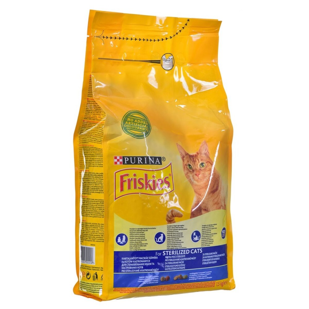 Cibo per gatti Purina FRISKIES Sterilized Adulto 1,5 Kg    