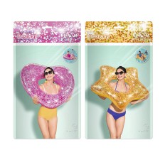 Bestway Galleggiante Gonfiabile Glitter in Colori Assortiti D19 cm +10 Anni Spiaggia e Piscina 36141    