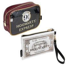 Necessaire da Viaggio Harry Potter 20 % Poliestere 80 % PVC 2 Pezzi    