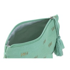 Necessaire da Viaggio Home ESPRIT Verde Beige Corallo 25 x 5 x 20 cm (3 Unità)    