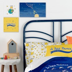 Tela HappyFriday Le Petit Prince Migration Multicolore 27 x 27 cm    