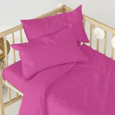 Lenzuolo con angoli HappyFriday BASIC KIDS Fucsia 60 x 120 x 14 cm    