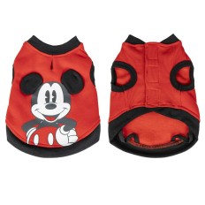 Felpa per Cani Mickey Mouse XXS Rosso    