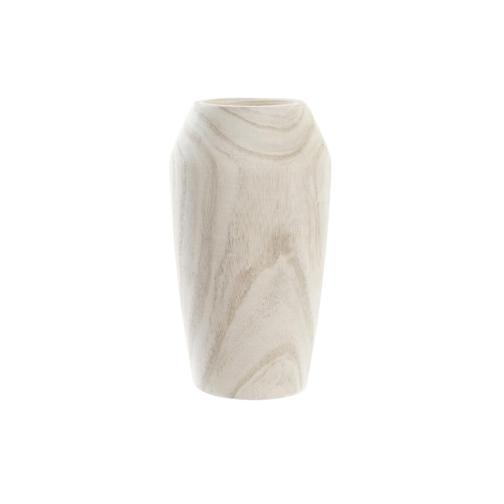 Vaso DKD Home Decor Marrone Legno di paulownia Naturale 11 x 11 x 22 cm    