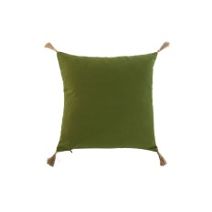 Cuscino Home ESPRIT Verde Naturale Boho 45 x 5 x 45 cm    