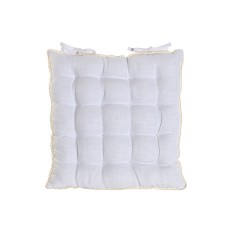 Cuscino per sedie Home ESPRIT Bianco 42 x 42 x 6 cm    