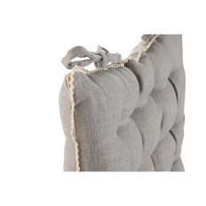 Cuscino per sedie Home ESPRIT Grigio chiaro 42 x 42 x 6 cm    