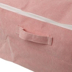 Scatole Portaoggetti Versa Corduroy 40 x 25 x 50 cm Rosa    