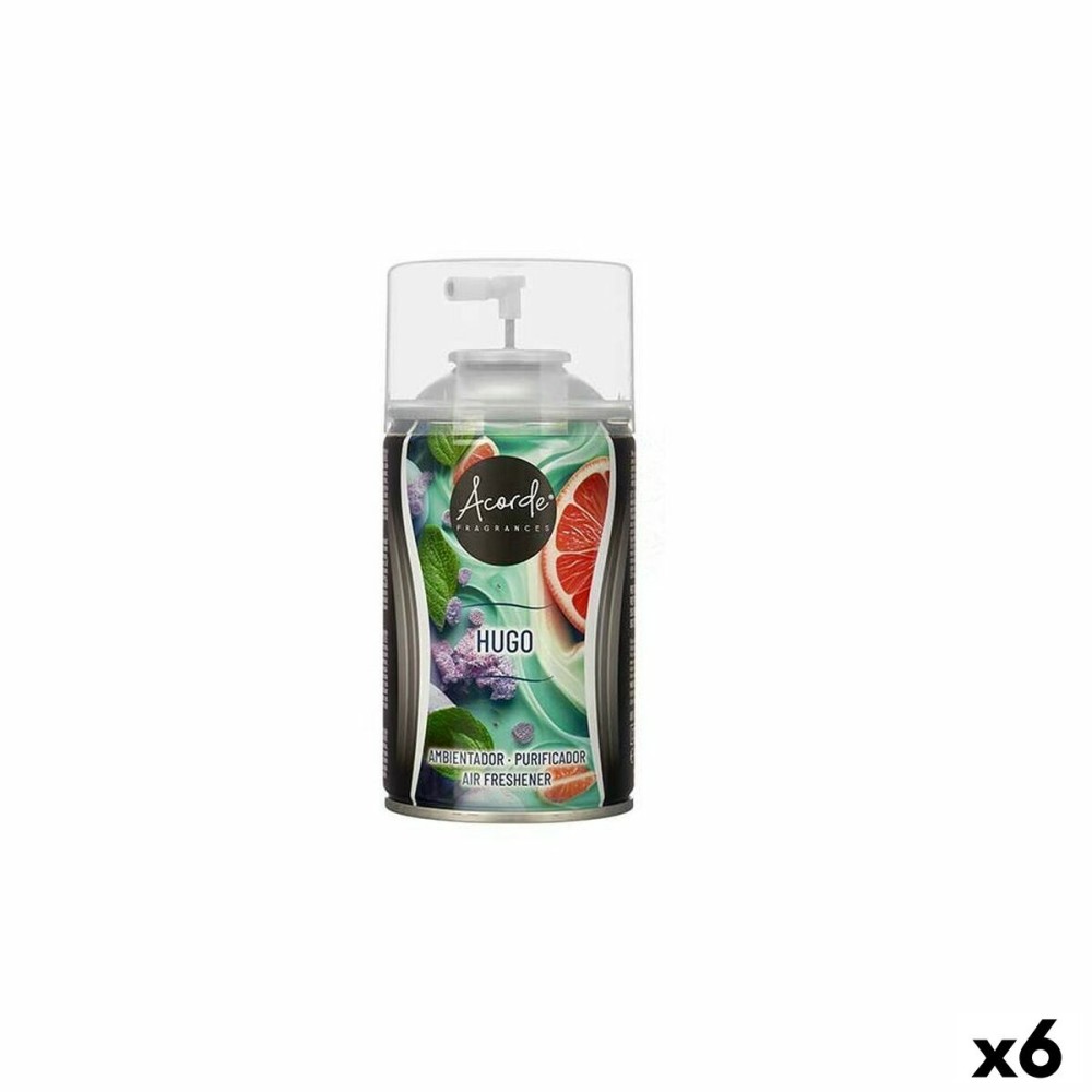 Ricambi Per Diffusore Per Ambienti Hugo 250 ml Spray (6 Unità)    