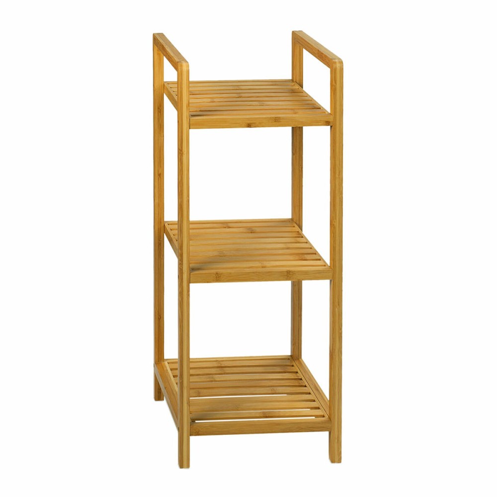 Scaffale da Bagno Andrea House ba22000 Bambù 3 Mensole 30,5 x 30,5 x 75,5 cm    