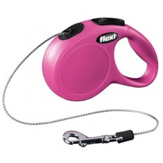 Guinzaglio per Cani Flexi NEW CLASSIC 3 m Rosa Taglia XS    