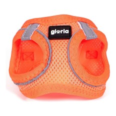 Imbracatura per Cani Gloria Air Mesh Trek Star Regolabile Arancio L (33,4-35 cm)    