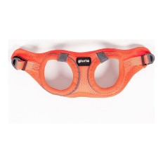 Imbracatura per Cani Gloria Air Mesh Trek Star Regolabile Arancio L (33,4-35 cm)    