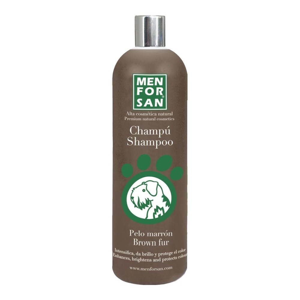 Shampoo per animali domestici Menforsan 1 L Cane Capelli castani    