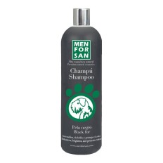 Shampoo per animali domestici Menforsan 1 L Cane Capelli Scuro    