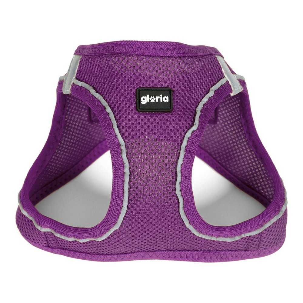 Imbracatura per Cani Gloria Air Mesh Trek Star Regolabile Viola L (33,4-35 cm)    