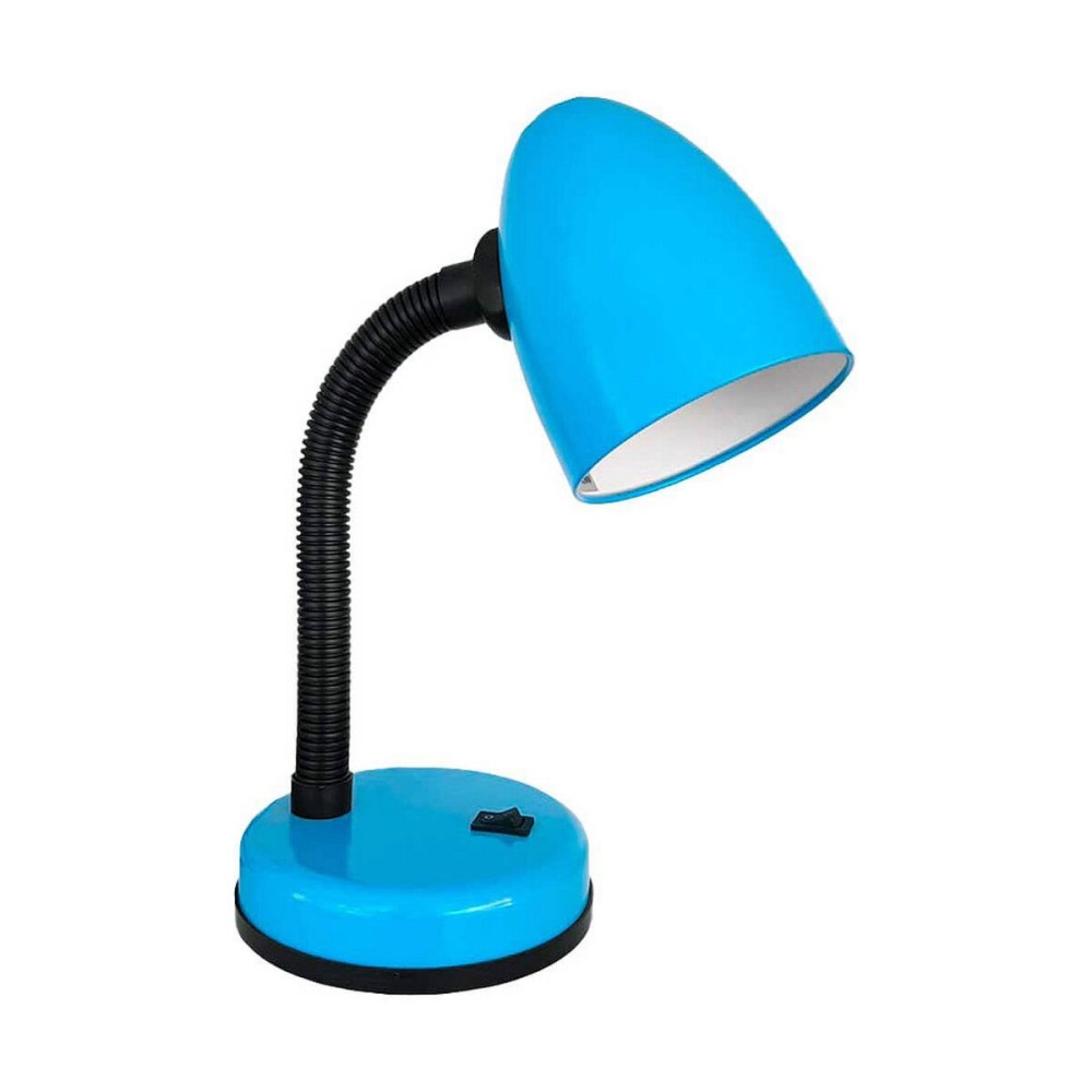 Lampada da scrivania EDM Amsterdam E27 60 W Flexo/Lampada da scrivania Azzurro Metallo (13 x 34 cm)    