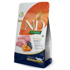 Cibo per gatti Farmina  N&D CAT Adulto Mirtillo Agnello Zucca 300 g    