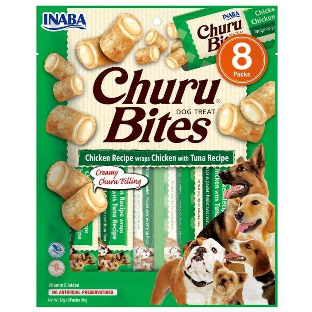 Snack per Cani Inaba Churu Bites Pollo Tonno 8 x 12 g    