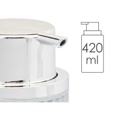 Dispenser di Sapone Grigio Plastica 32 Unità (450 ml)    