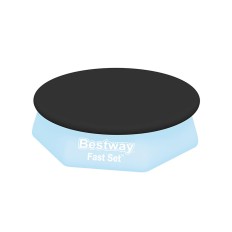 Copertura per piscina Bestway Nero Ø 244 cm (1 Unità)    