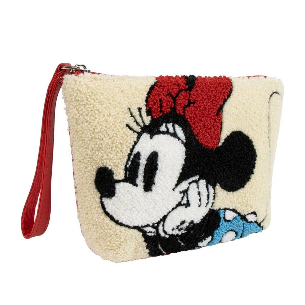 Necessaire da Viaggio Minnie Mouse Rosa 100 % poliestere 22 x 14 x 6 cm    